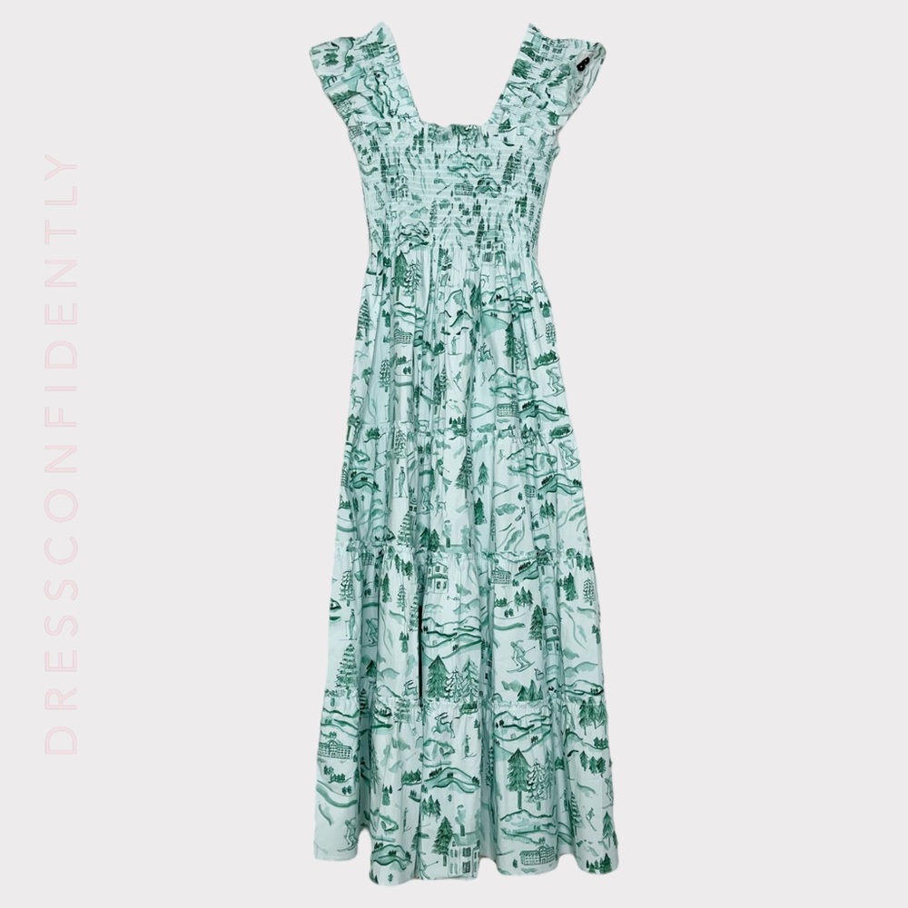 HILL HOUSE Ellie Midi Dress - Ski Chalet - Picture 7 of 12